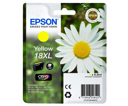 Tusz EPSON Tusz Epson T1814 XL yellow C13T18144010